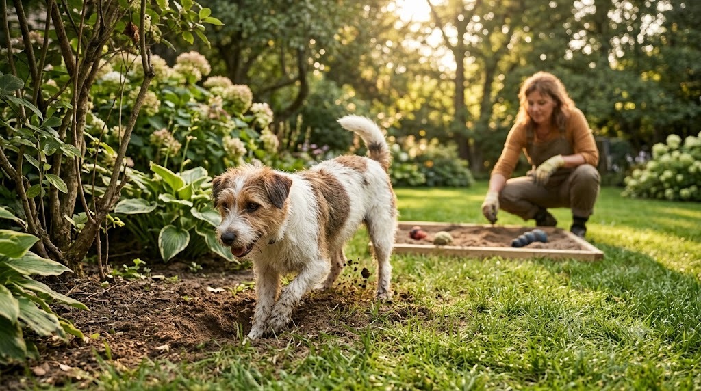 How to Stop a Dog Digging