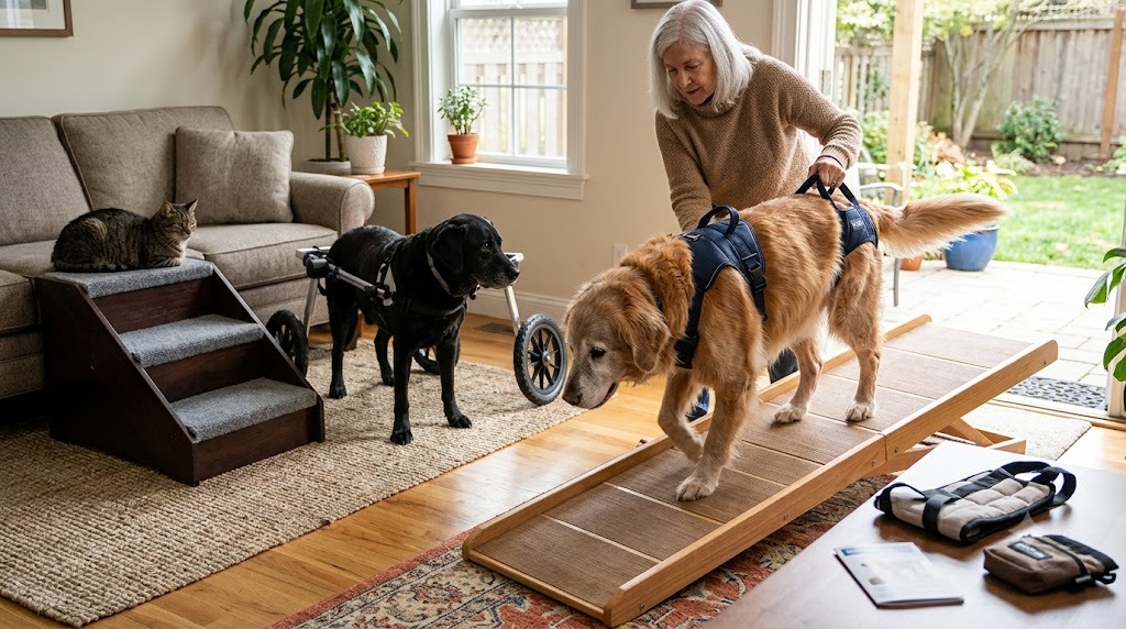 Mobility Aids for Aging Pets