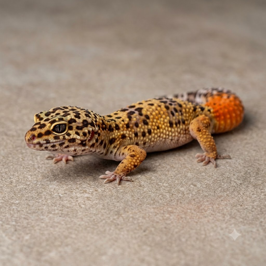 Carrot Tail Leopard Gecko
