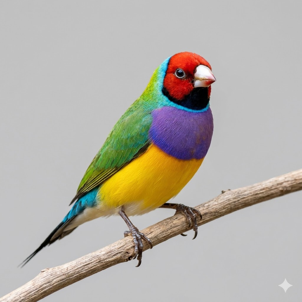 Gouldian Finch (Chloebia gouldiae)