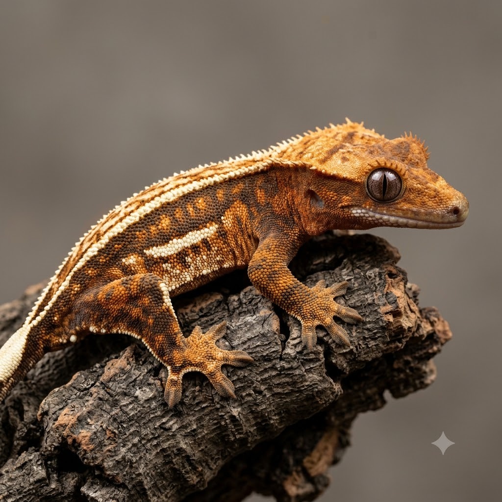 Pinstripe Crested Gecko