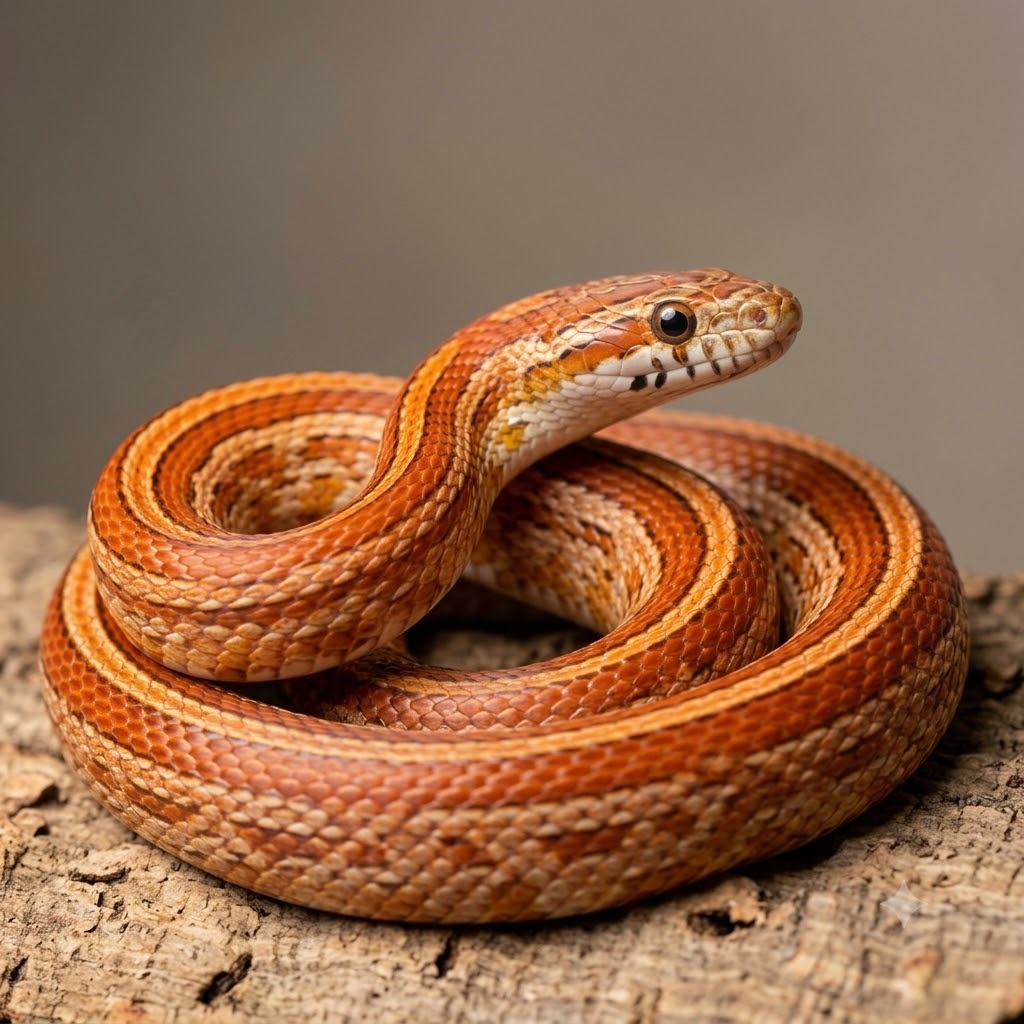 Striped Corn Snake