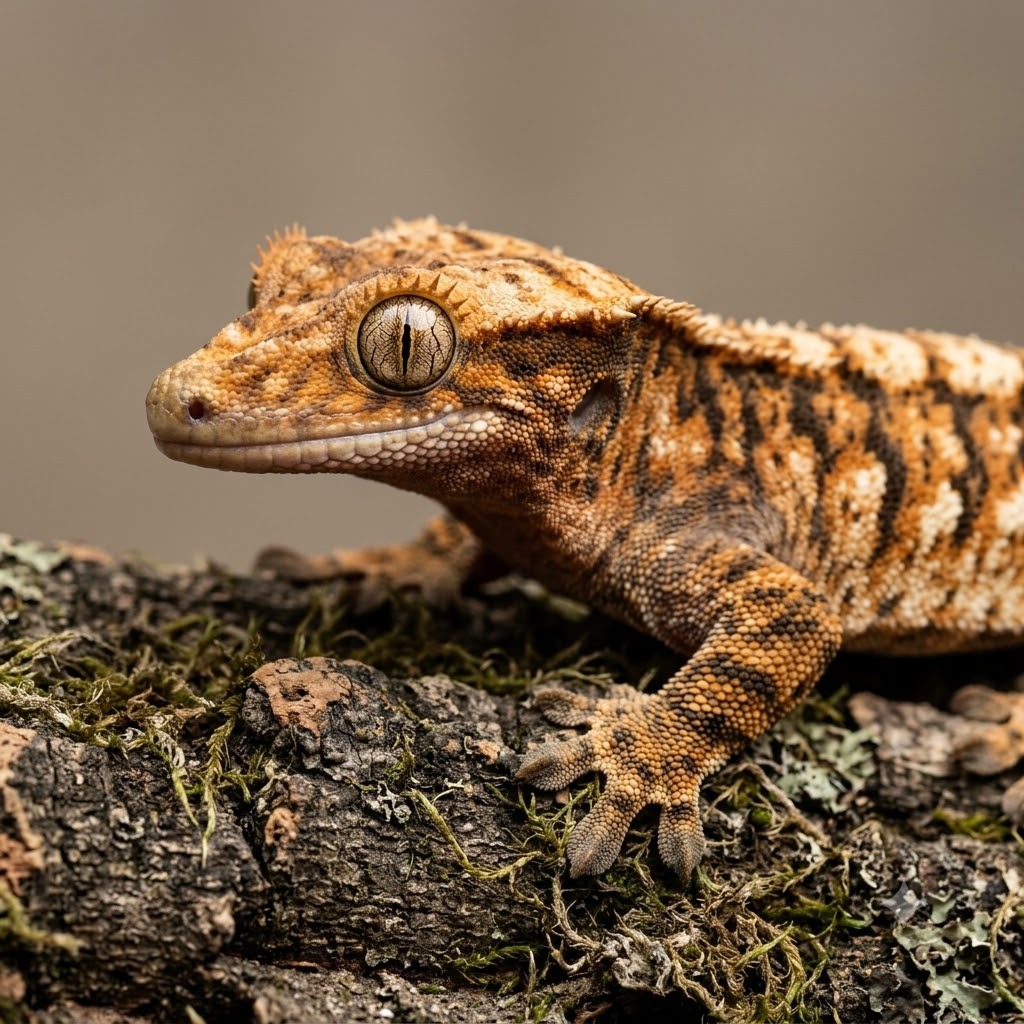 Tiger Crested Gecko