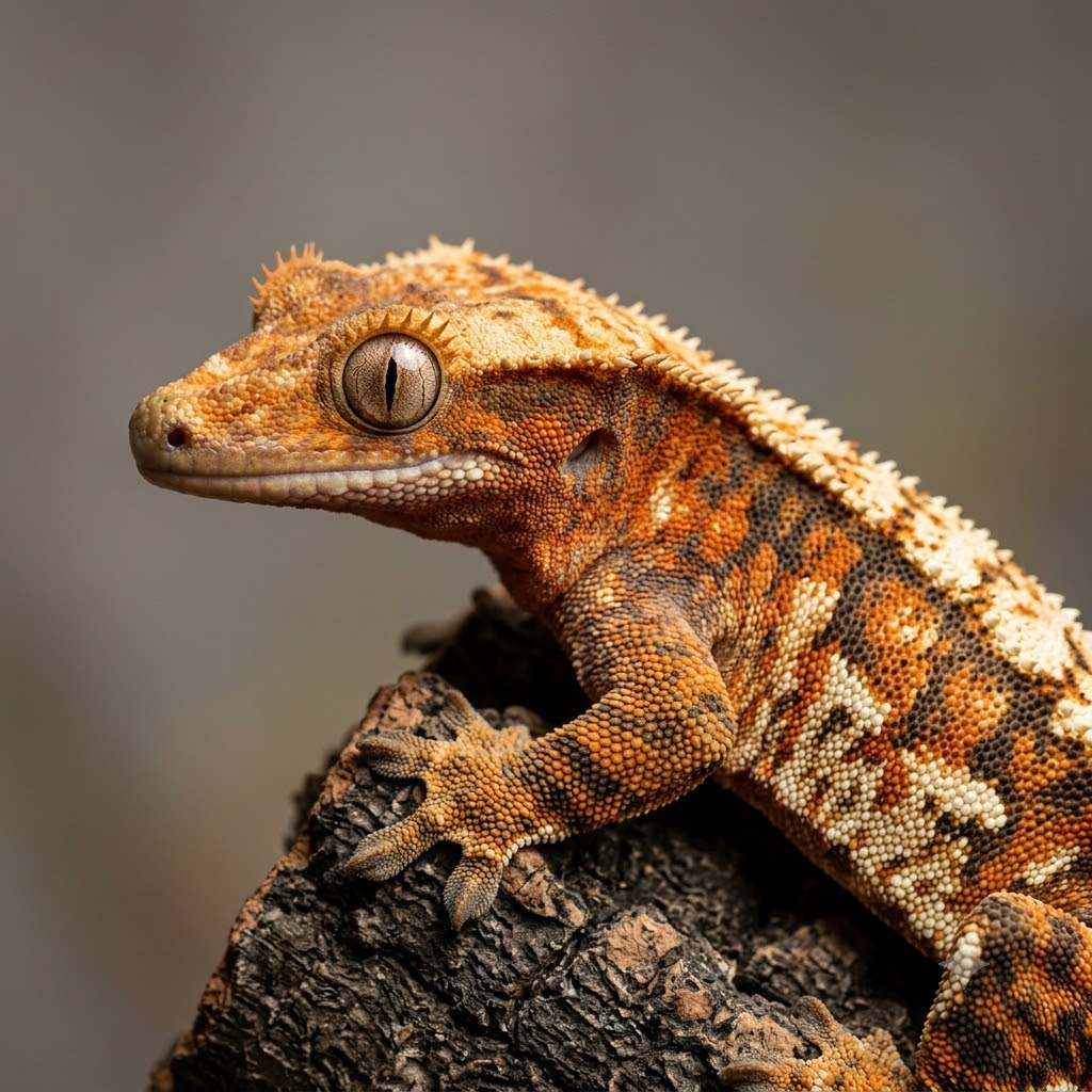 Tricolor Crested Gecko