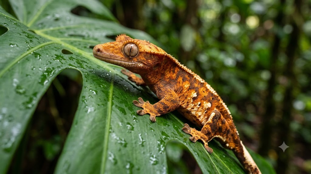 Crested gecko morphs